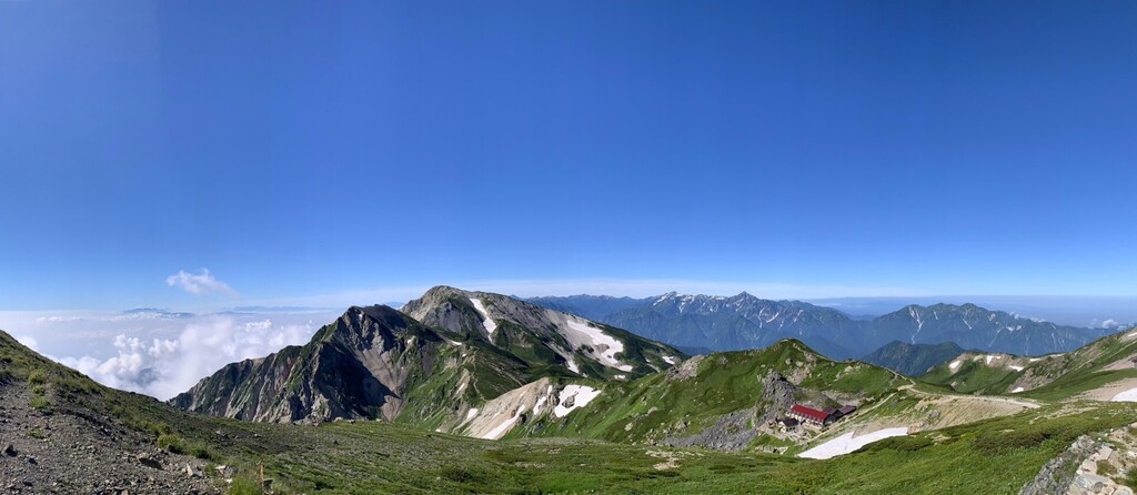 7/20(土)～21(日) 花と雪渓の白馬岳
