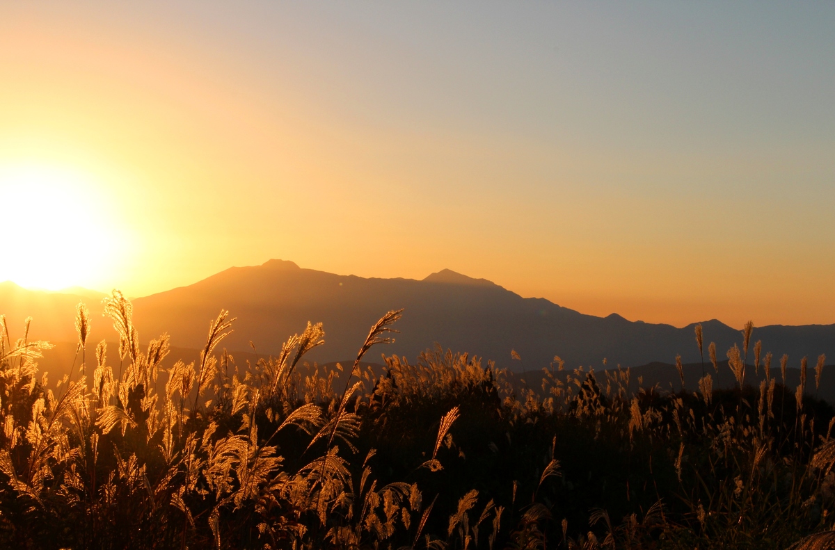 紅葉の野沢温泉上ノ平